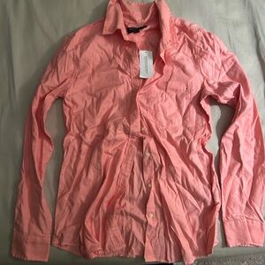 Banana Republic Coral Button-Up Shirt